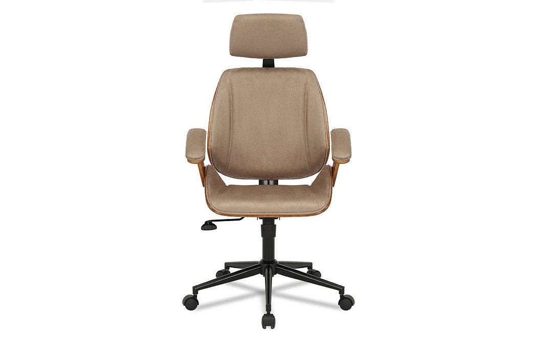 Кресло Benjamin, темно-бежевый/орех - фото 2