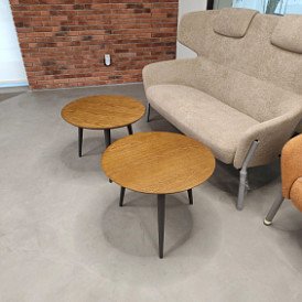 Стол журнальный Mon, дуб/темно-серый