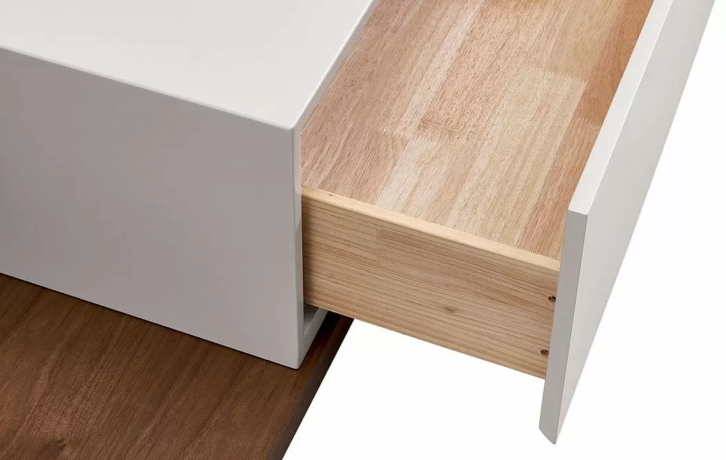 ТВ Тумба Gerda, серо-бежевый/орех - фото 5