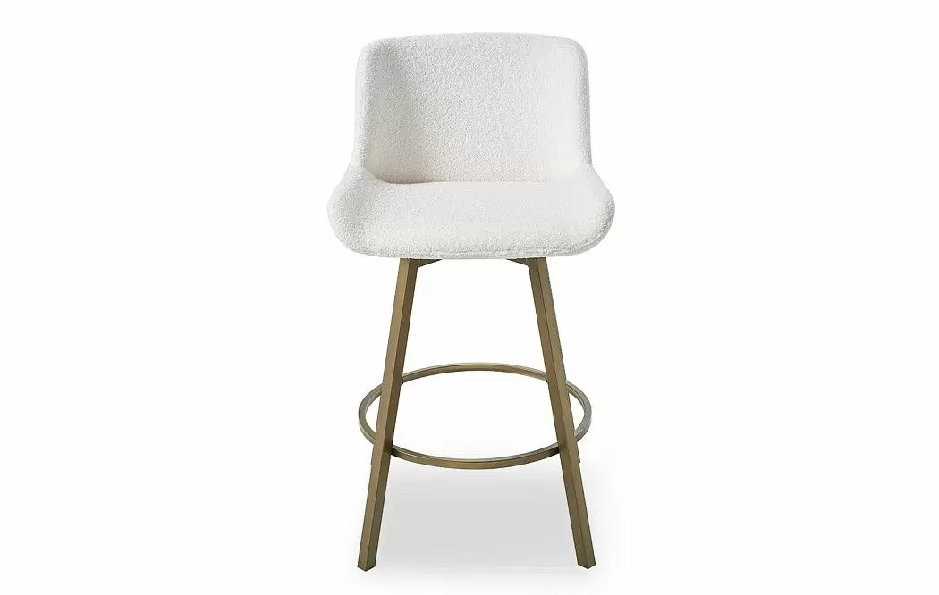 Стул полубарный Jasmin, кремовый/медь - фото 3