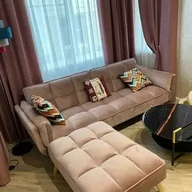 Оттоманка Lisbet, пепельная роза