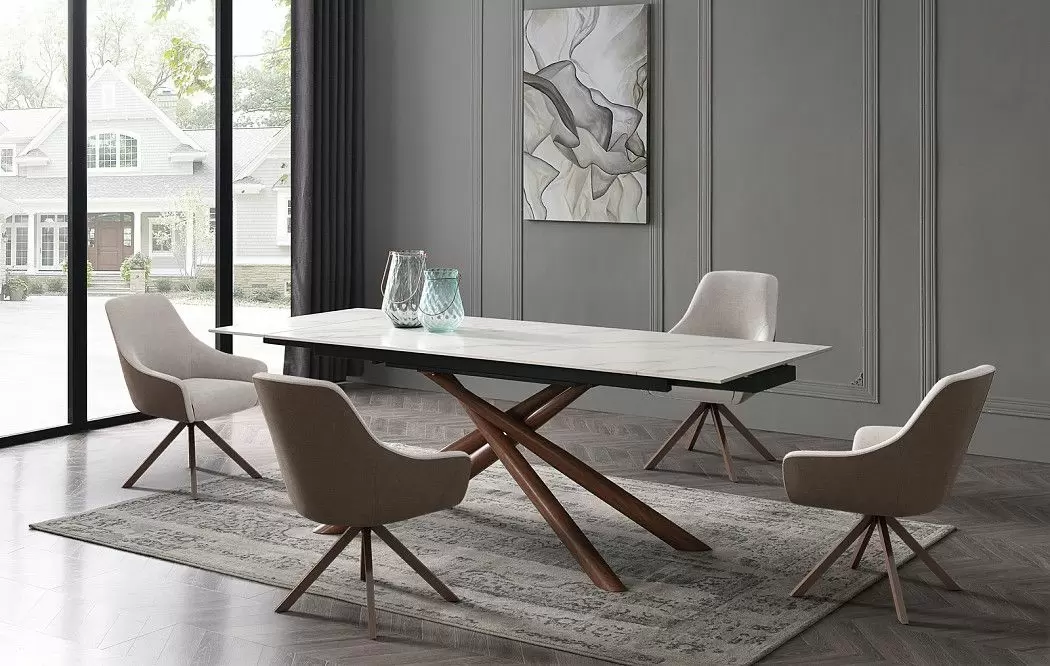 Стул Emma, бежевый/коричневый/бронза - фото 16