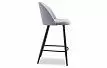 Стул полубарный Sally (60), серый/черный