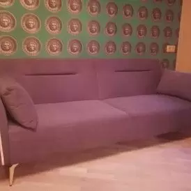 Диван-кровать Liverpool, коричневый/золото