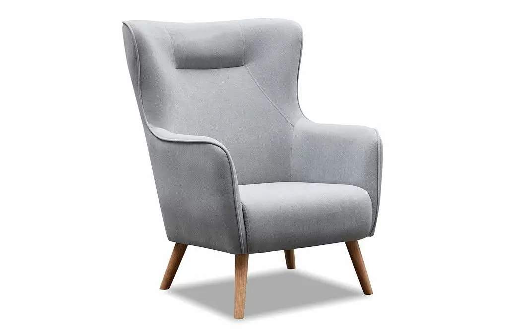 Кресло Camilla, серый/натуральный - фото 4