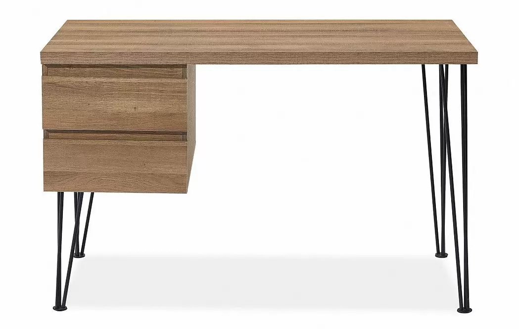 Стол письменный Novum, орех/черный - фото 3