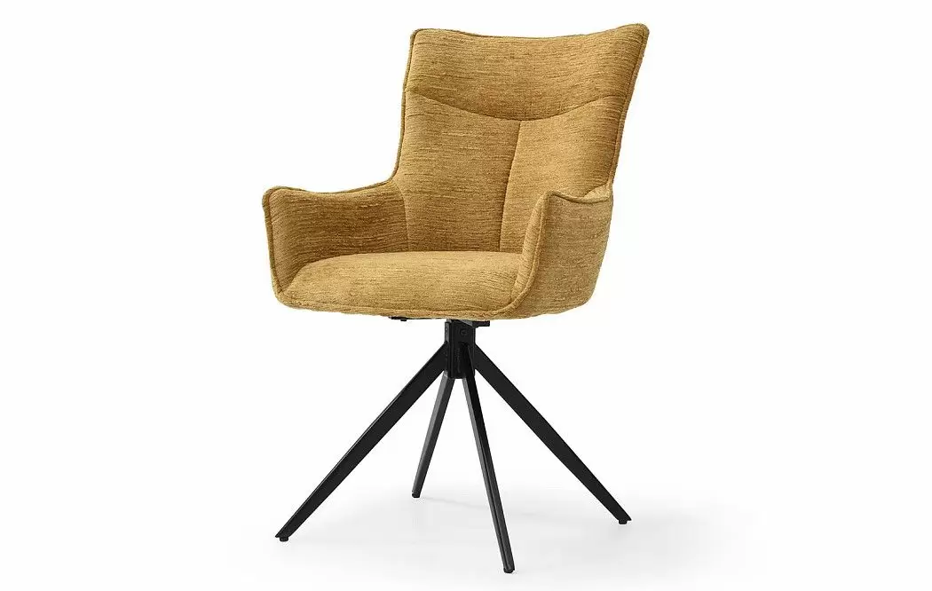 Стол Tornado + 4 стула Vincent охра - фото 21