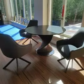 Стул Emma, бежевый/коричневый/бронза