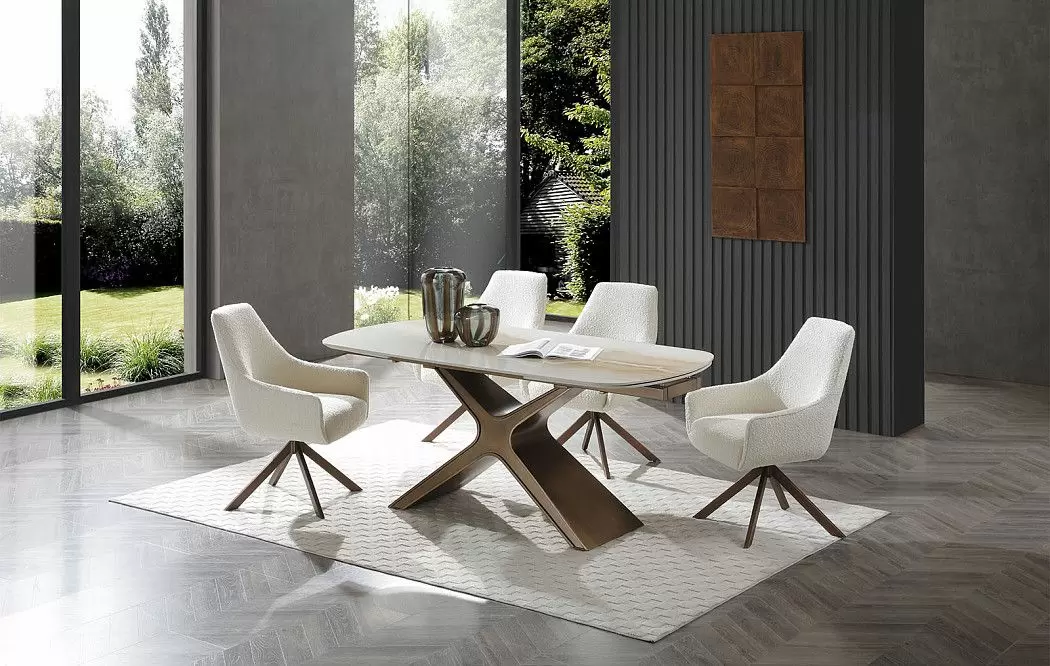 Стул Emma, крем/бронза - фото 3