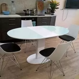 Стул Concept, белый/черный