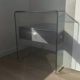Столик Glasper, белый