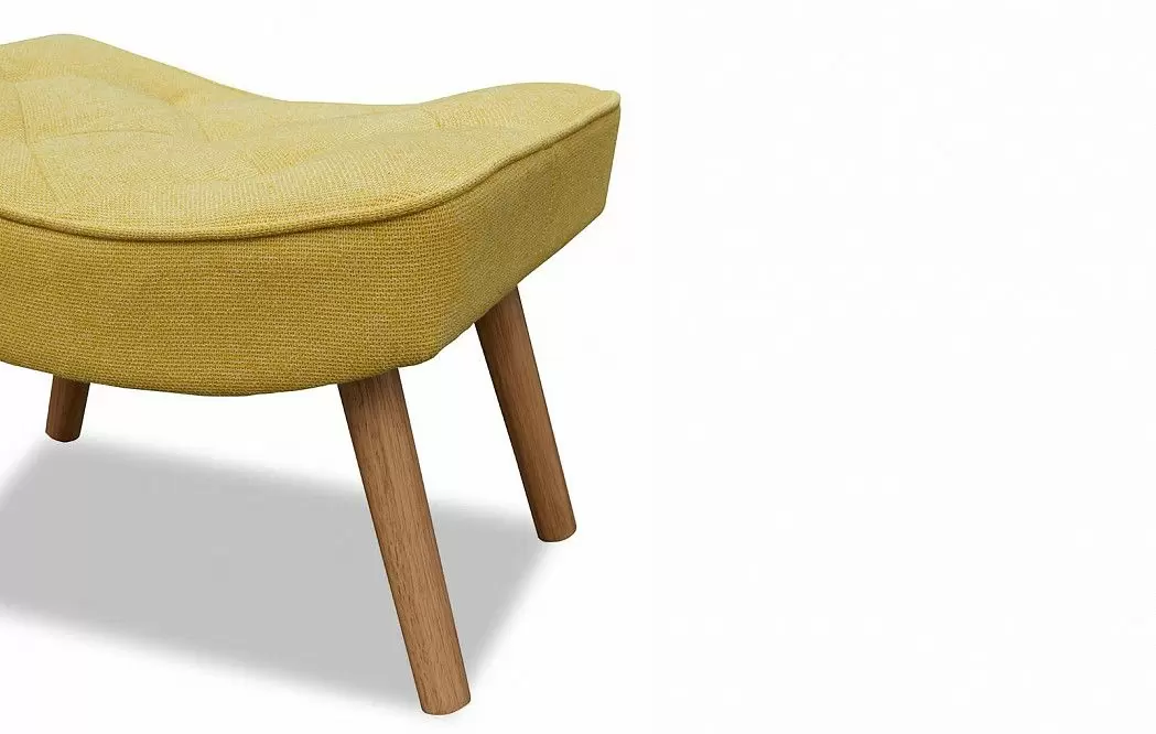 Оттоманка Hygge, желтый/натуральный - фото 5