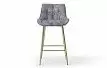 Стул полубарный Joely Bar (65), серый/шампань