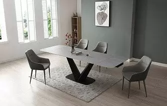 Стол Virginia + 4 стула Romeo