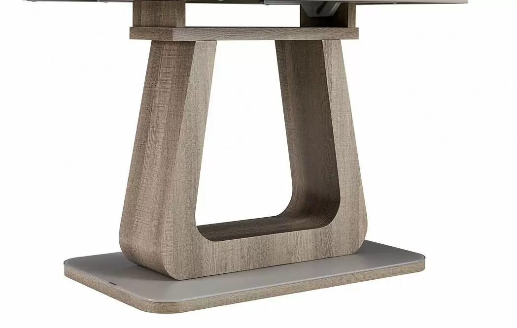 Стол раскладной Rosanna 120-160, серый - фото 16