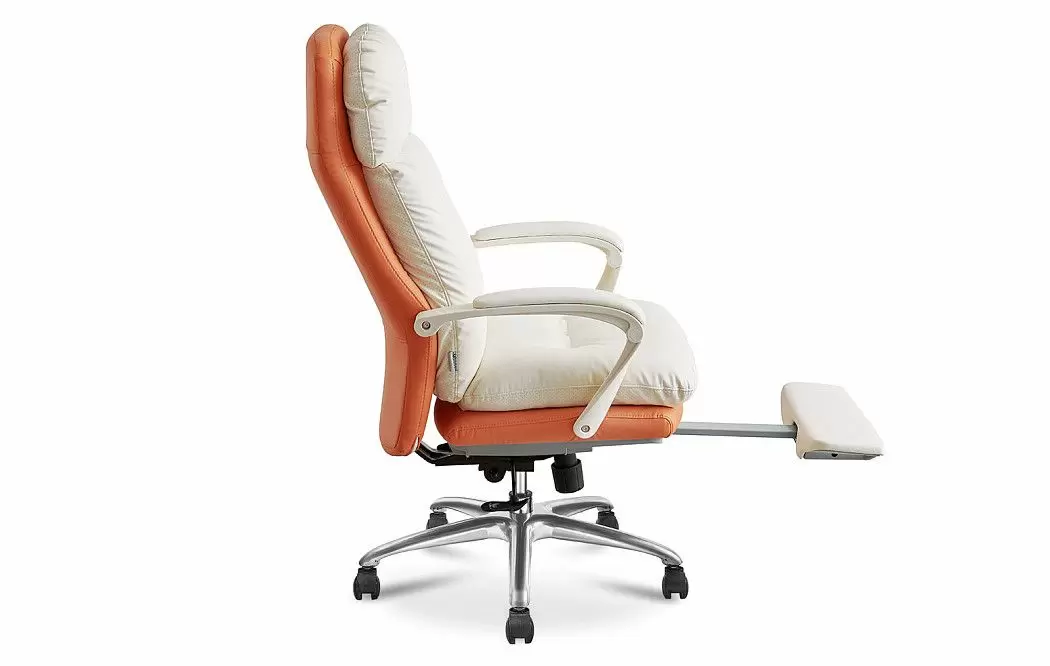 Кресло Level, кремовый/оранжевый - фото 6