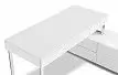 Стол письменный Dresden, белый/хром
