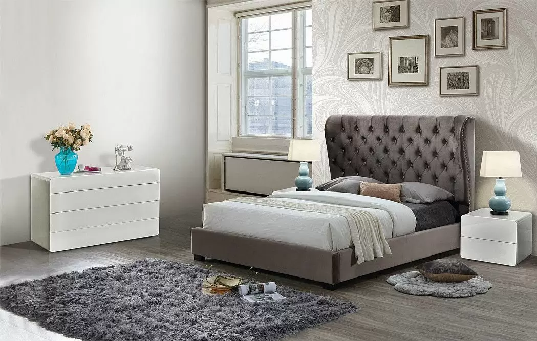 Кровать Fabiana, темно-коричневый