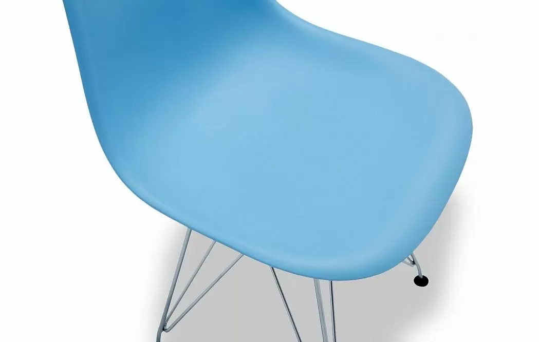 Стул Preston (в стиле Eames), голубой - фото 4