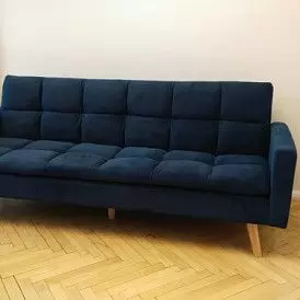 Диван-кровать Felicity, темно-синий/натуральный