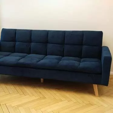 Диван-кровать Felicity, темно-синий/натуральный