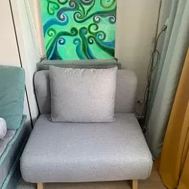 Диван-кровать Rosy 3-х местный, коричневый