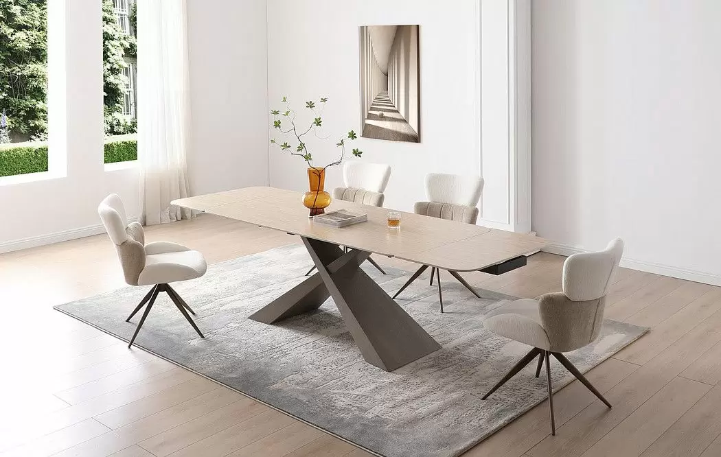 Стул Adele, белый/бежевый/бронза - фото 4