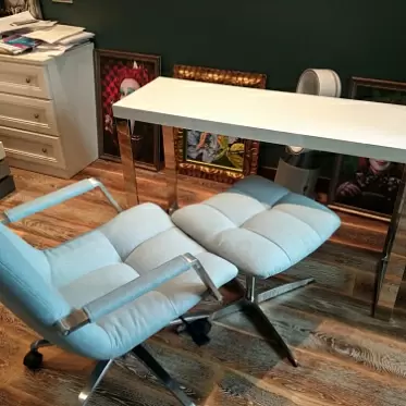 ВИДЕО Кресло и оттоманка Taylor 