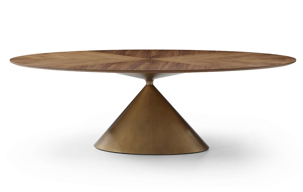 Стол Julianna 240, орех/бронза - фото 4