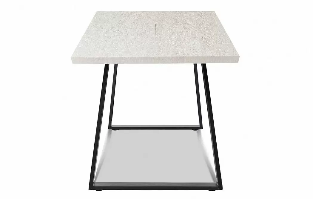 Стол раскладной Denver 110-150, светлый дуб/черный - фото 12