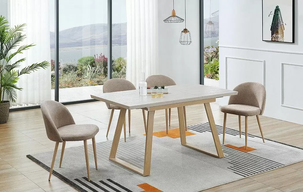 Стол раскладной Norfolk 110-150, светлый дуб/вяз - фото 18