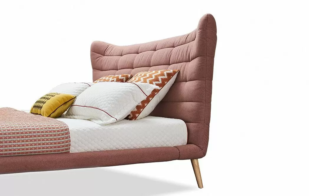 Кровать Venezia 200x200, коралловый - фото 10