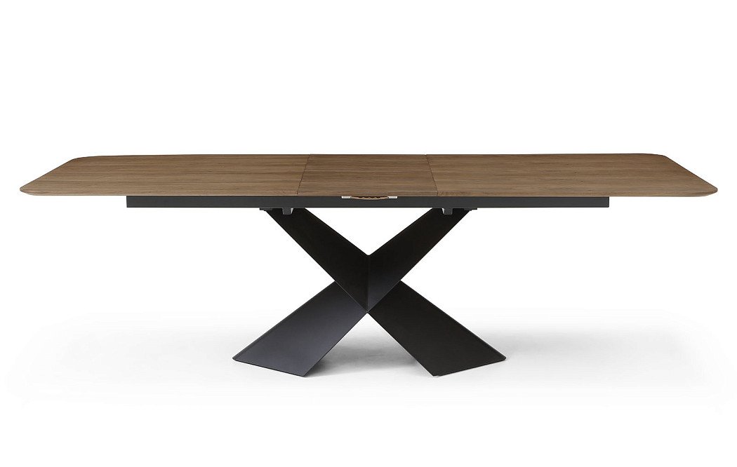 Стол раскладной Monaco 200-250, орех/черный - фото 6