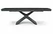 Стол раскладной Charlotta 160-240, черная керамика