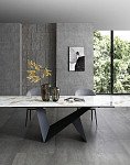 Стол Portofino Black + 4 стула Dolores