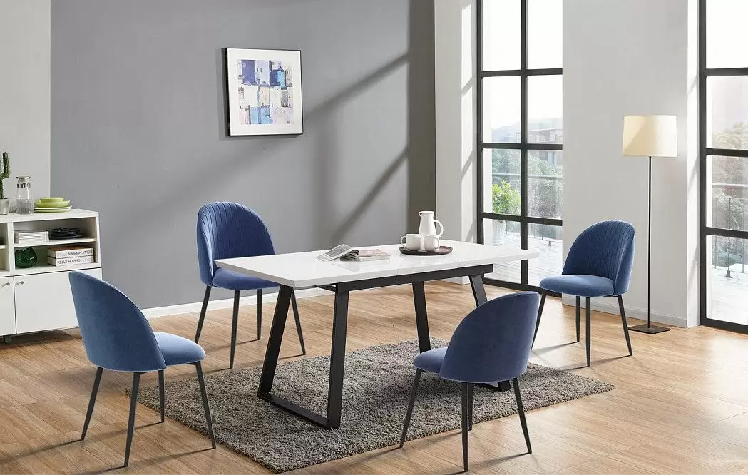 Стул Angela, темно-синий/черный - фото 2