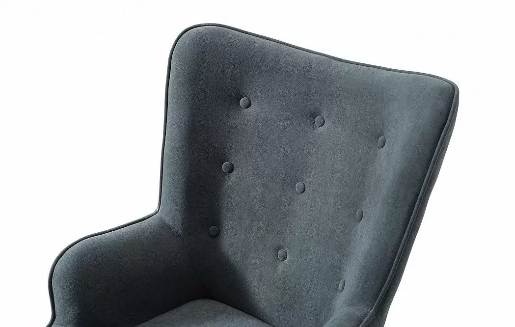 Кресло Hygge, графит/натуральный - фото 8