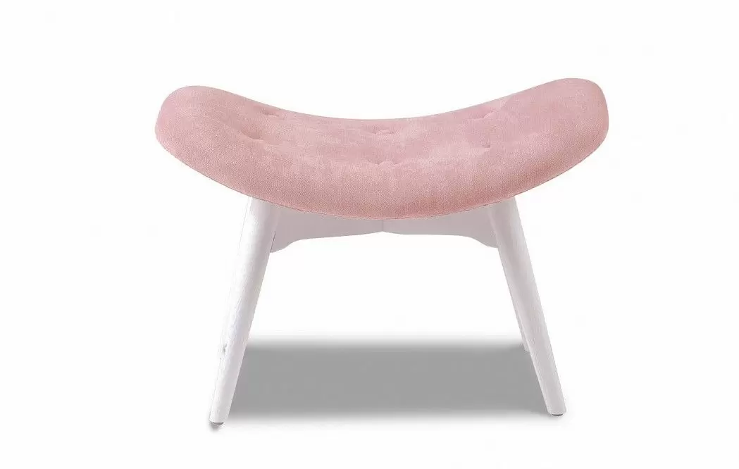 Оттоманка Contour, розовый/белый - фото 3