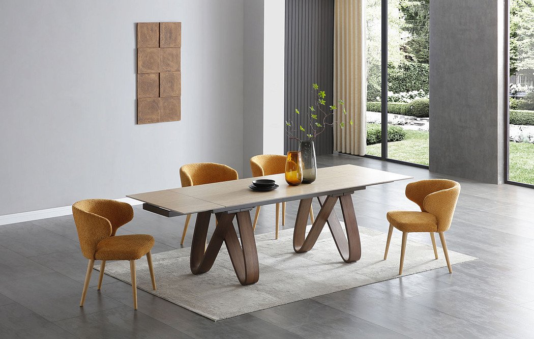 Стол раскладной Lido 160-240, песочная керамика - фото 4