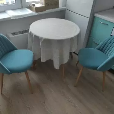 Стул Angela, бирюзовый/дерево