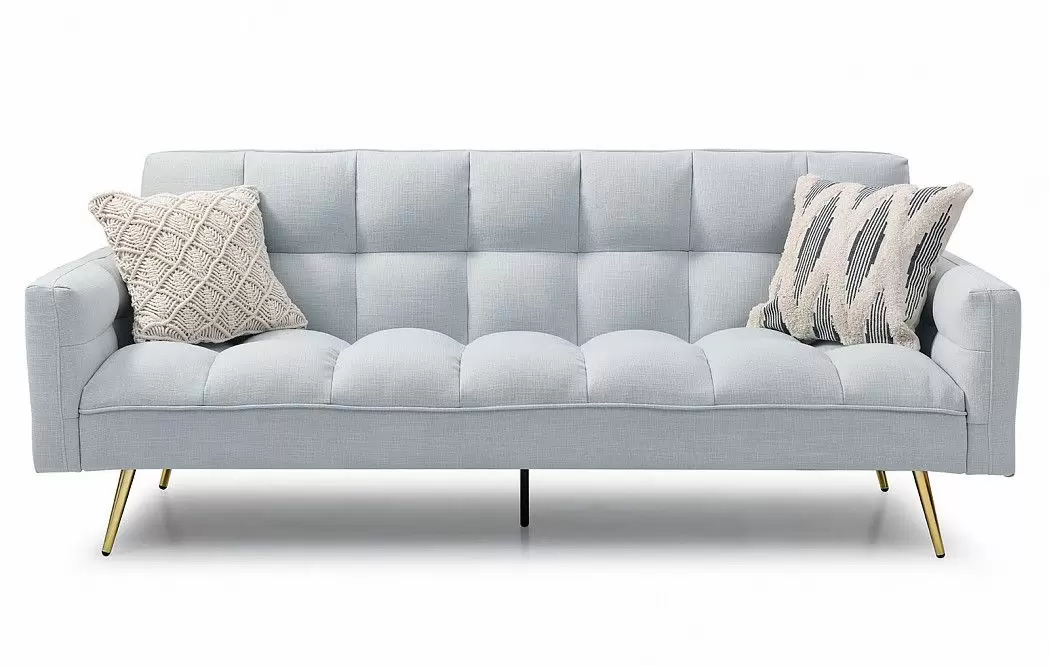 Диван-кровать Madrid, небесно-голубой/золотые ножки - фото 4