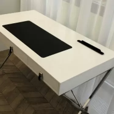 Стол письменный Christopher, белый/хром