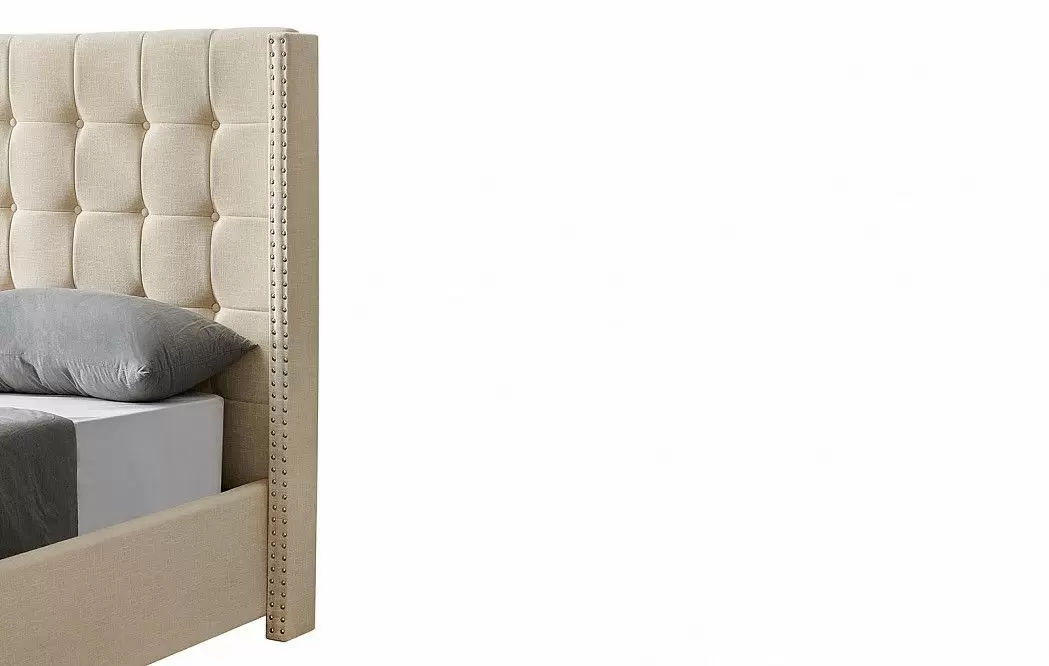 Кровать с подъемным механизмом Vivien, бежевый - фото 12