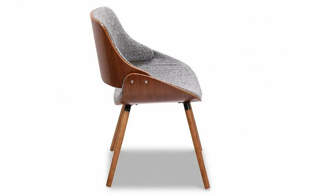 Стул Kiss, серый/орех - фото 9