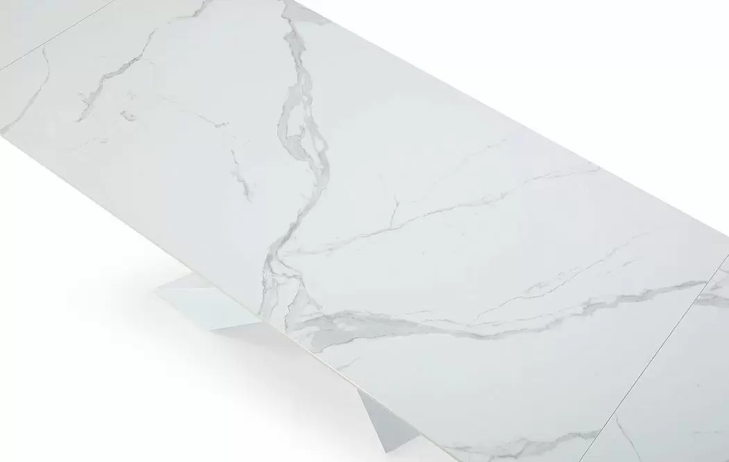 Стол раскладной Savoy 160-220, белая керамика - фото 11