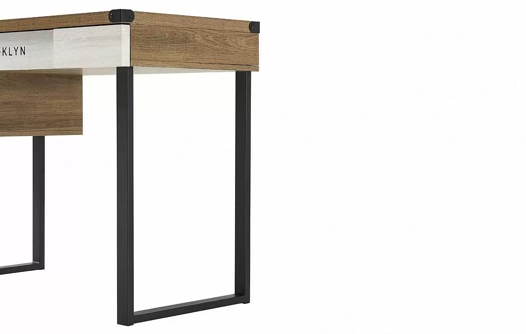 Стол письменный Brooklyn, орех/черный - фото 8