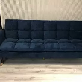 Диван-кровать Felicity, темно-синий/натуральный