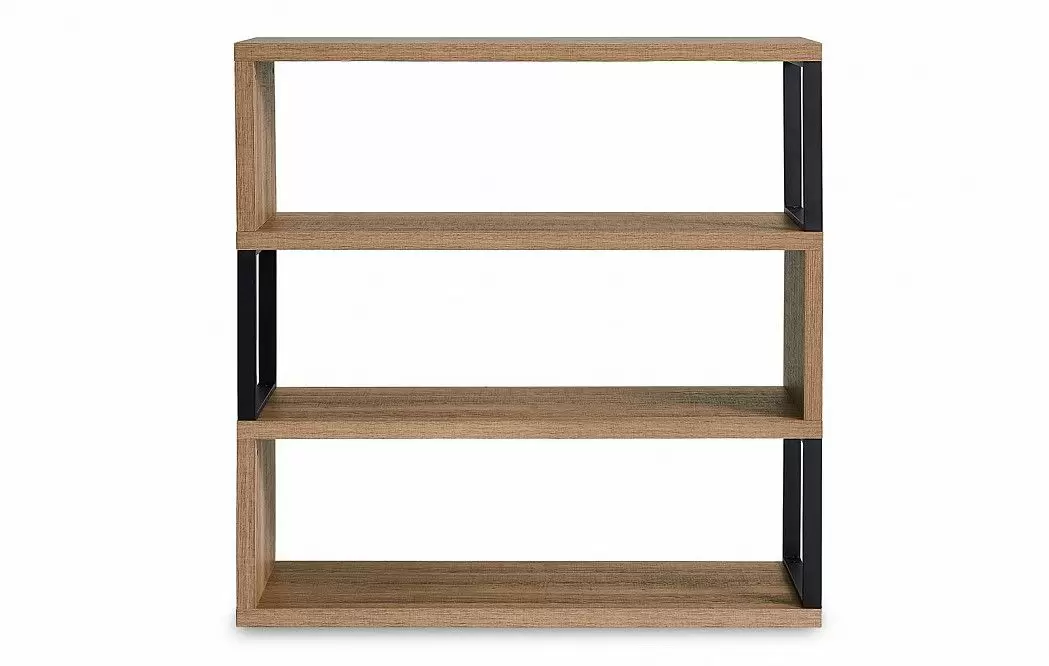 Стеллаж Lyon, орех/черный - фото 4