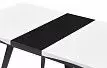 Стол раскладной Frankfurt 110-140, белый/черный