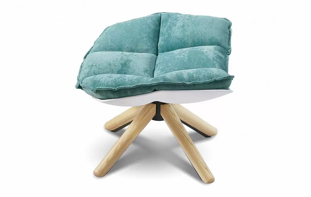 Кресло и оттоманка в стиле Husk, бирюзовый - фото 10